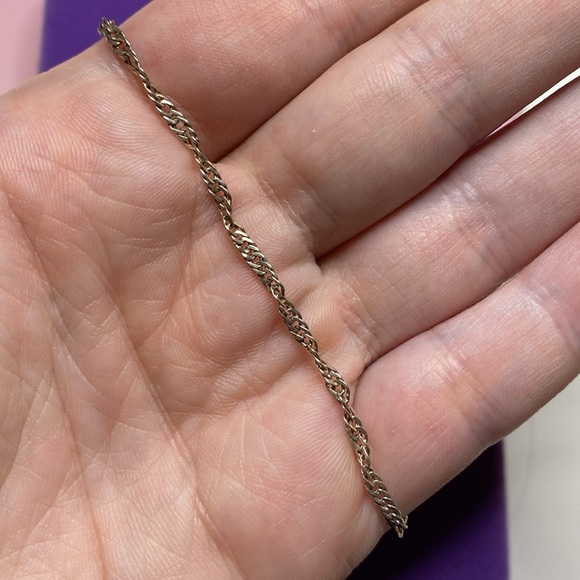 💛 Vintage 925 Silver Chain Bracelet - Picture 3 of 4